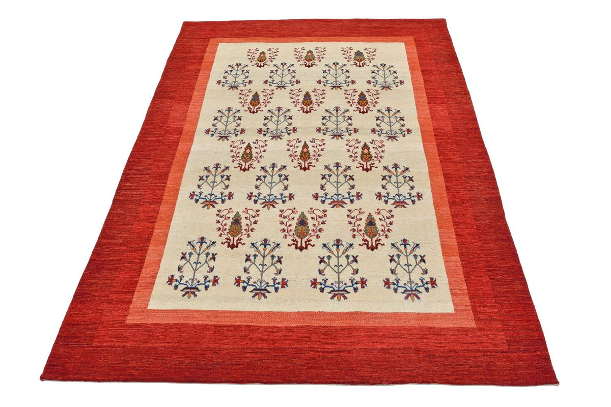 Tappeto Gabbeh - Loribaft Persero - 298 x 200 cm - rosso