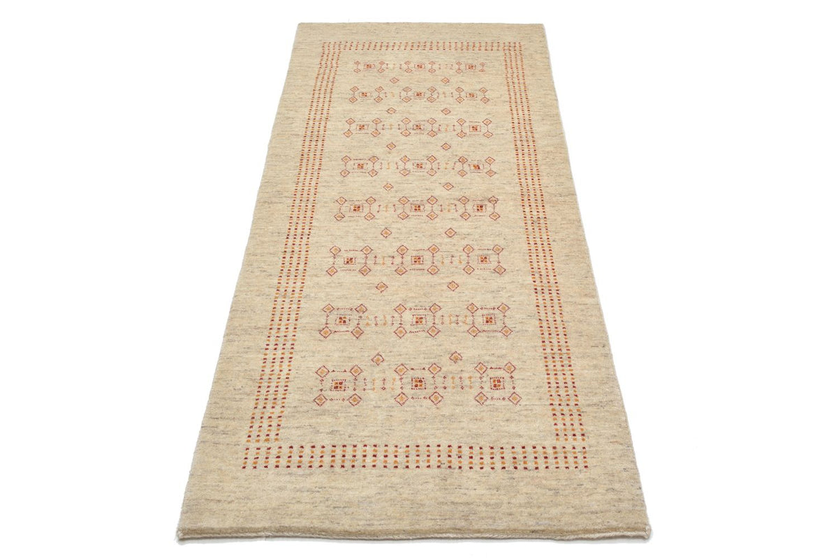 Tappeto corsia Tappeto Gabbeh - Loribaft Persero - 195 x 79 cm - beige