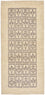 Tappeto corsia Tappeto Gabbeh - Loribaft Persero - 192 x 87 cm - sabbia