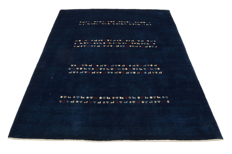 Tappeto Gabbeh - Loribaft Persero - 209 x 154 cm - blu