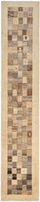 Tappeto corsia Tappeto Gabbeh - Loribaft Persero - 512 x 101 cm - marrone chiaro