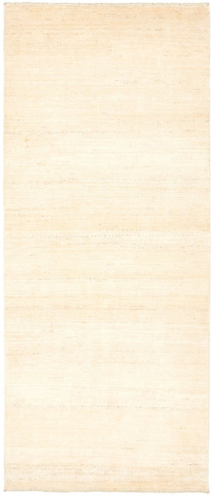 Tappeto corsia Tappeto Gabbeh - Loribaft Persero - 206 x 85 cm - naturale