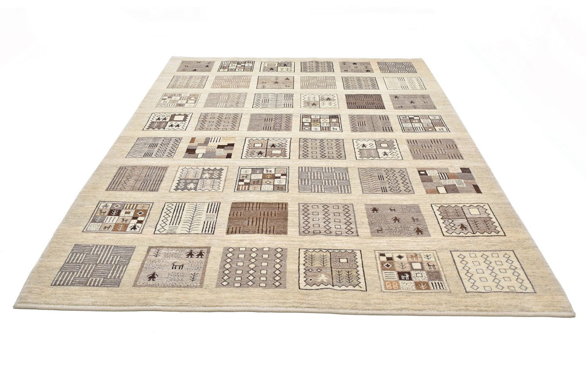 Tappeto Gabbeh - Loribaft Persero - 296 x 206 cm - marrone chiaro