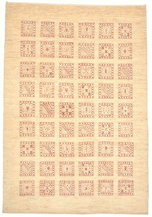 Tappeto Gabbeh - Loribaft Persero - 211 x 141 cm - beige