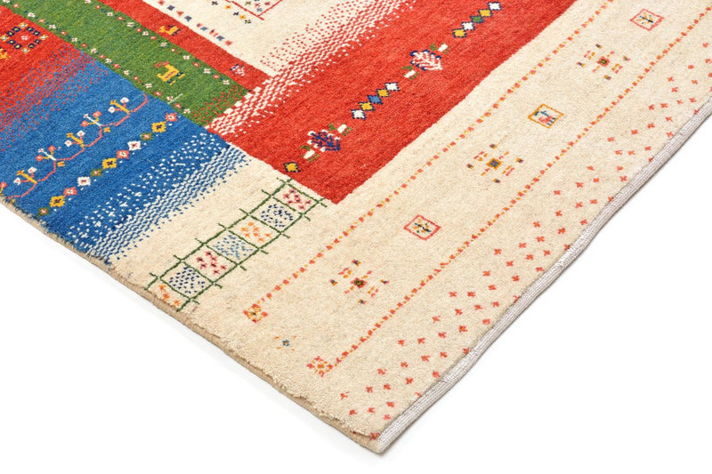 Tappeto Gabbeh - Loribaft Persero - 225 x 146 cm - multicolore