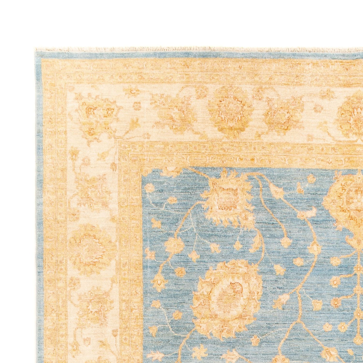 Tappeto Ziegler - 343 x 248 cm - blu chiaro