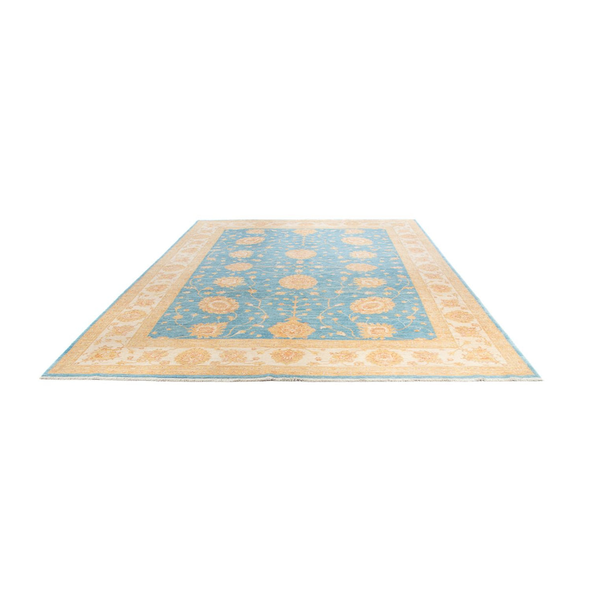 Tappeto Ziegler - 343 x 248 cm - blu chiaro
