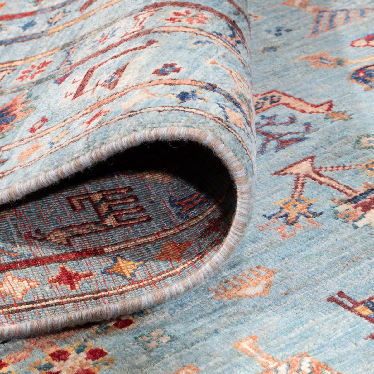 Tappeto Ziegler - Ariana - 341 x 246 cm - blu scuro