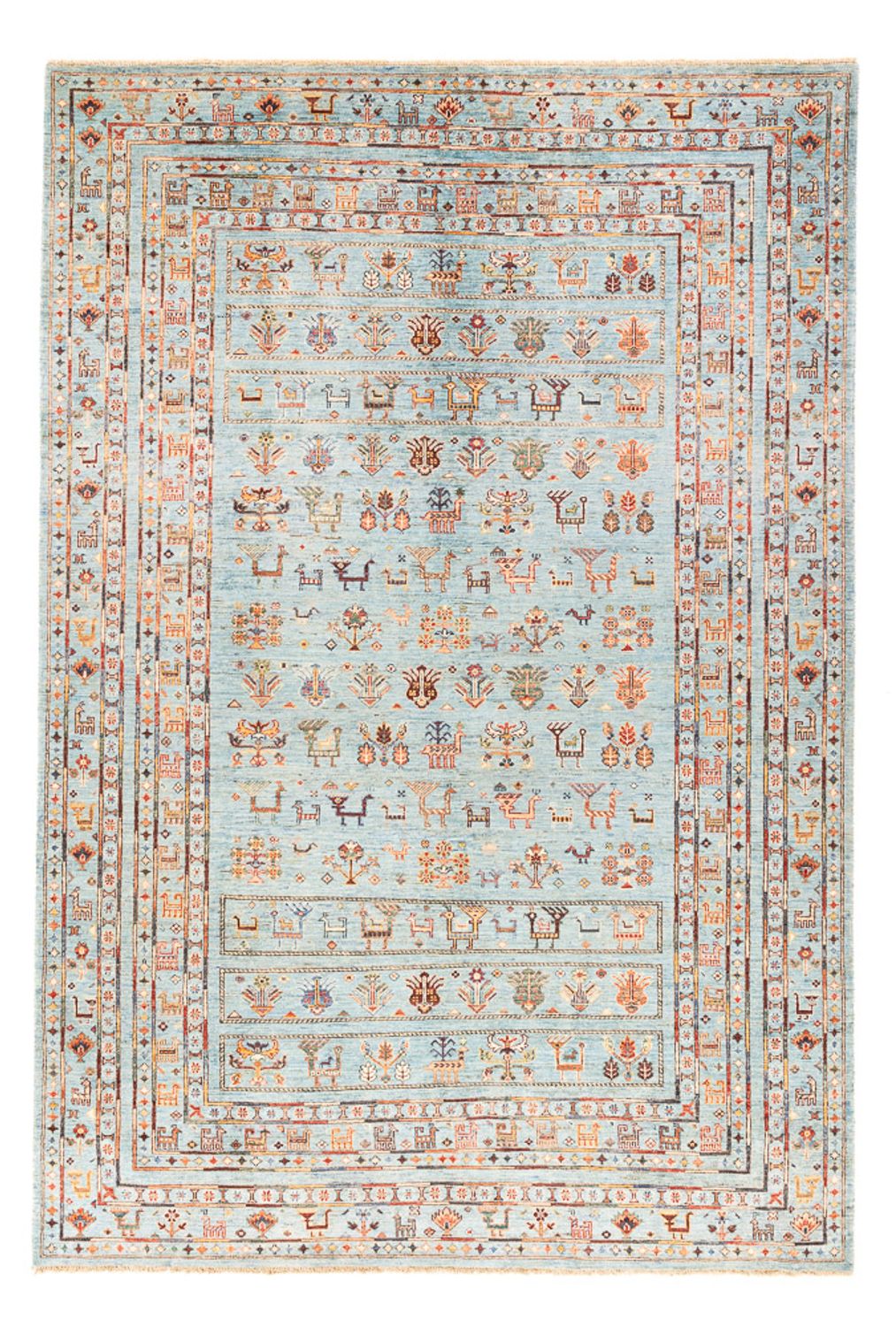 Tappeto Ziegler - Ariana - 300 x 202 cm - blu chiaro