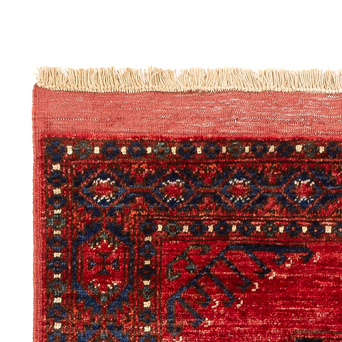 Tappeto corsia Tappeto afgano - 207 x 80 cm - rosso