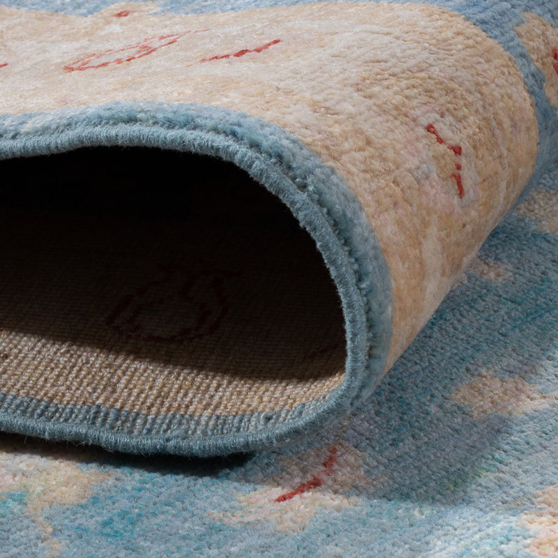Tappeto corsia Tappeto Ziegler - 200 x 77 cm - blu chiaro