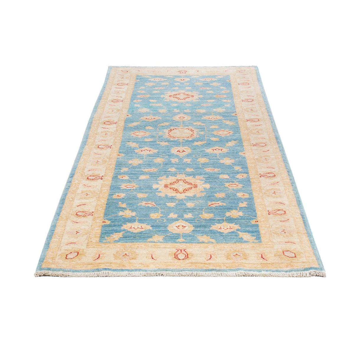 Tappeto corsia Tappeto Ziegler - 200 x 77 cm - blu chiaro