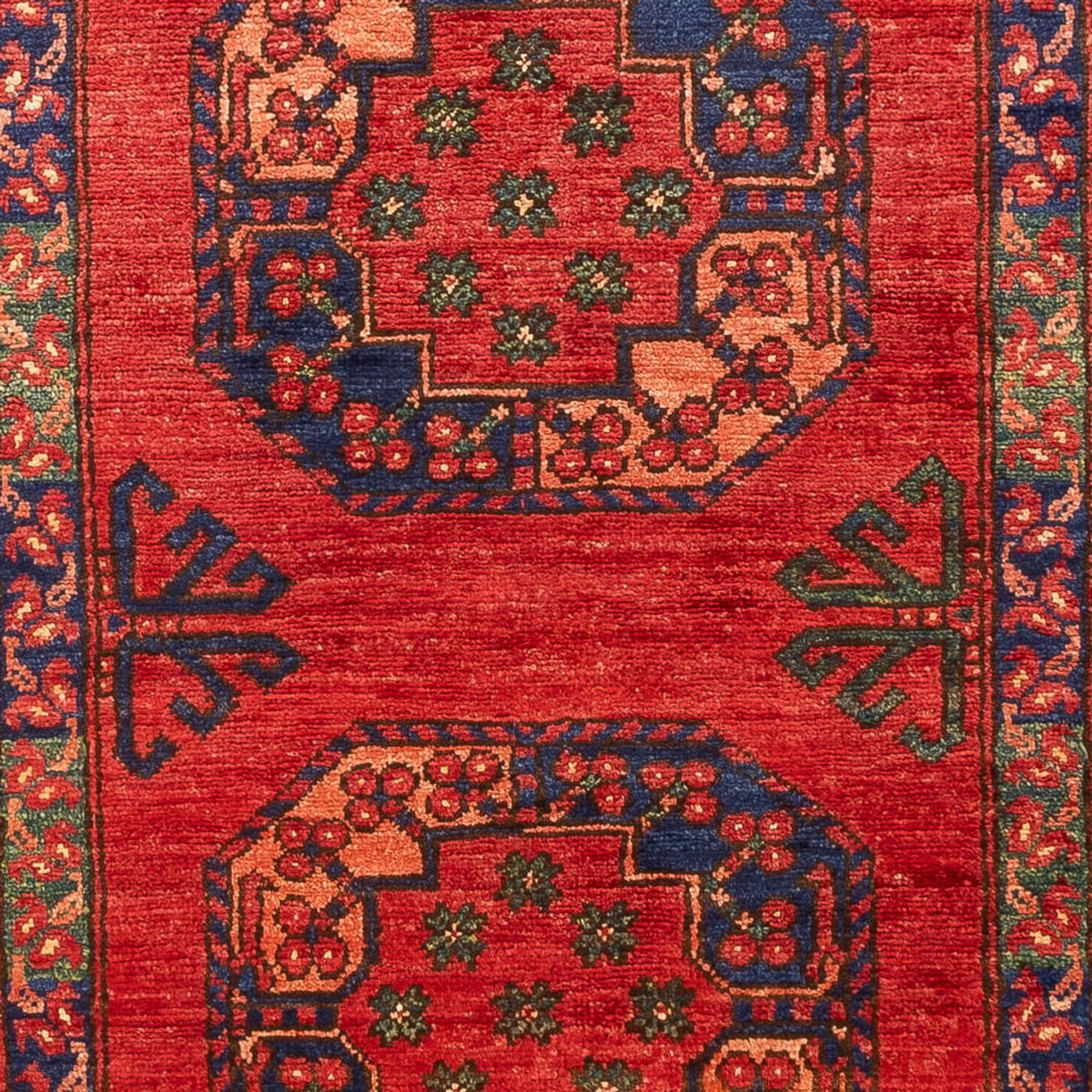 Tappeto corsia Tappeto afgano - 216 x 83 cm - rosso