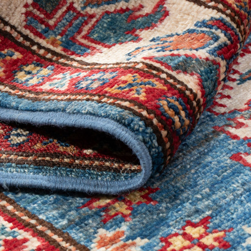 Tappeto corsia Tappeto Ziegler - Kazak - 200 x 76 cm - blu