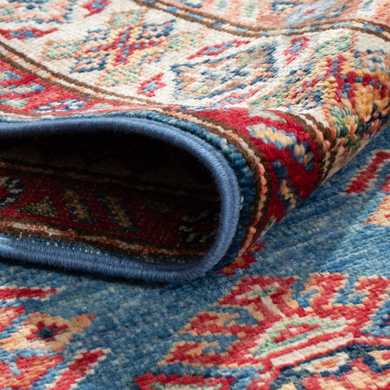 Tappeto corsia Tappeto Ziegler - Kazak - 177 x 61 cm - blu chiaro