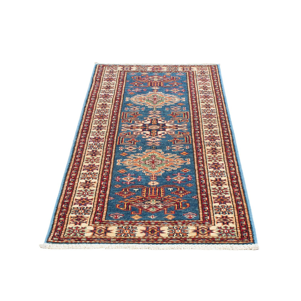 Tappeto corsia Tappeto Ziegler - Kazak - 189 x 63 cm - blu