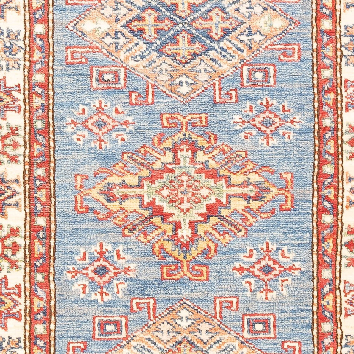 Tappeto corsia Tappeto Ziegler - Kazak - 185 x 61 cm - blu chiaro