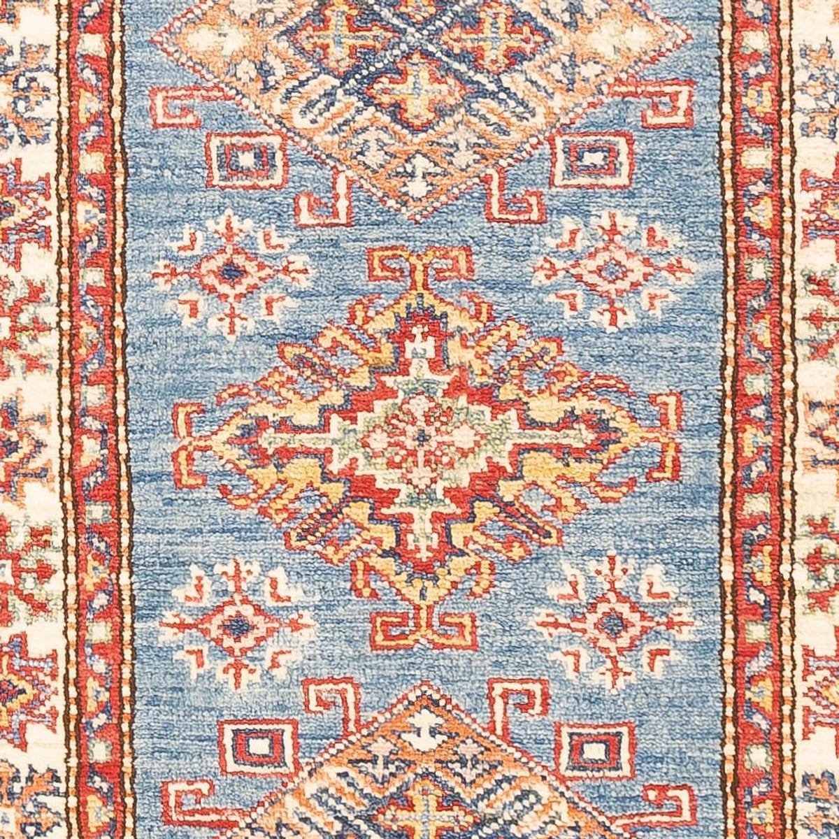 Tappeto corsia Tappeto Ziegler - Kazak - 185 x 60 cm - blu chiaro