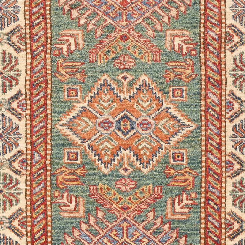 Tappeto corsia Tappeto Ziegler - Kazak - 199 x 75 cm - verde scuro