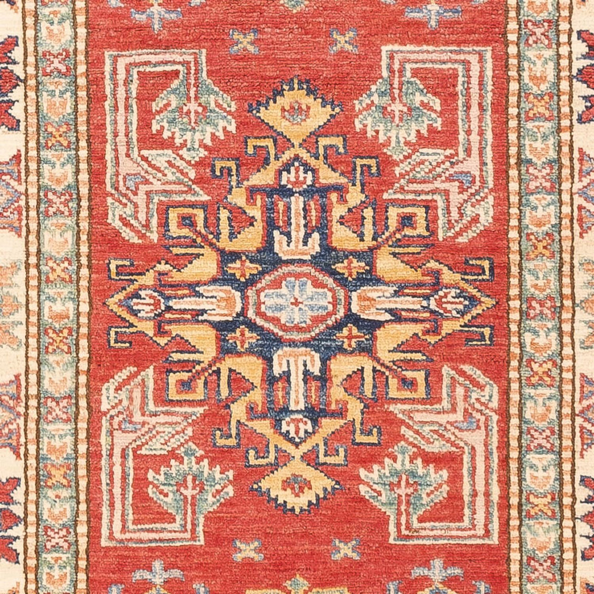 Tappeto corsia Tappeto Ziegler - Kazak - 190 x 73 cm - rosso chiaro