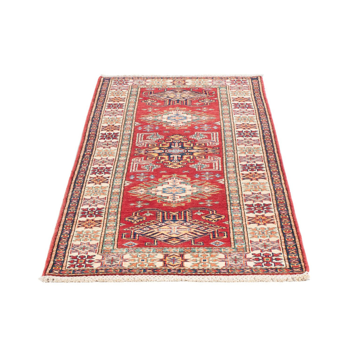 Tappeto corsia Tappeto Ziegler - Kazak - 190 x 73 cm - rosso chiaro
