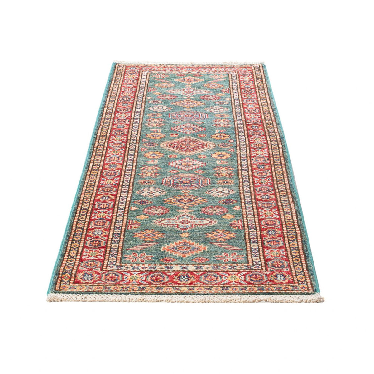 Tappeto corsia Tappeto Ziegler - Kazak - 186 x 59 cm - verde chiaro