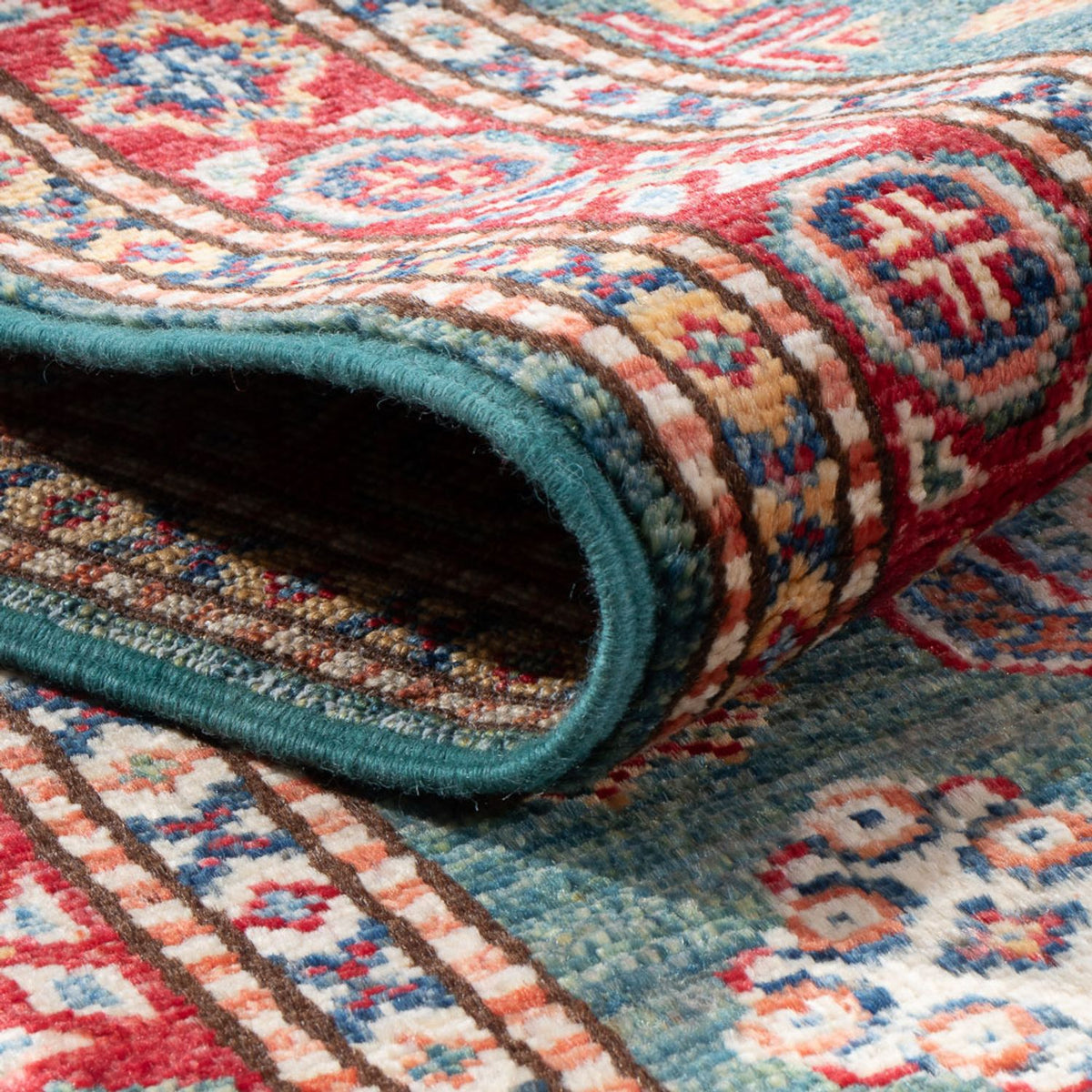 Tappeto corsia Tappeto Ziegler - Kazak - 187 x 60 cm - verde chiaro