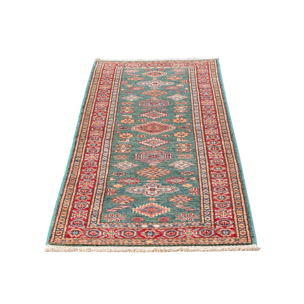 Tappeto corsia Tappeto Ziegler - Kazak - 187 x 60 cm - verde chiaro