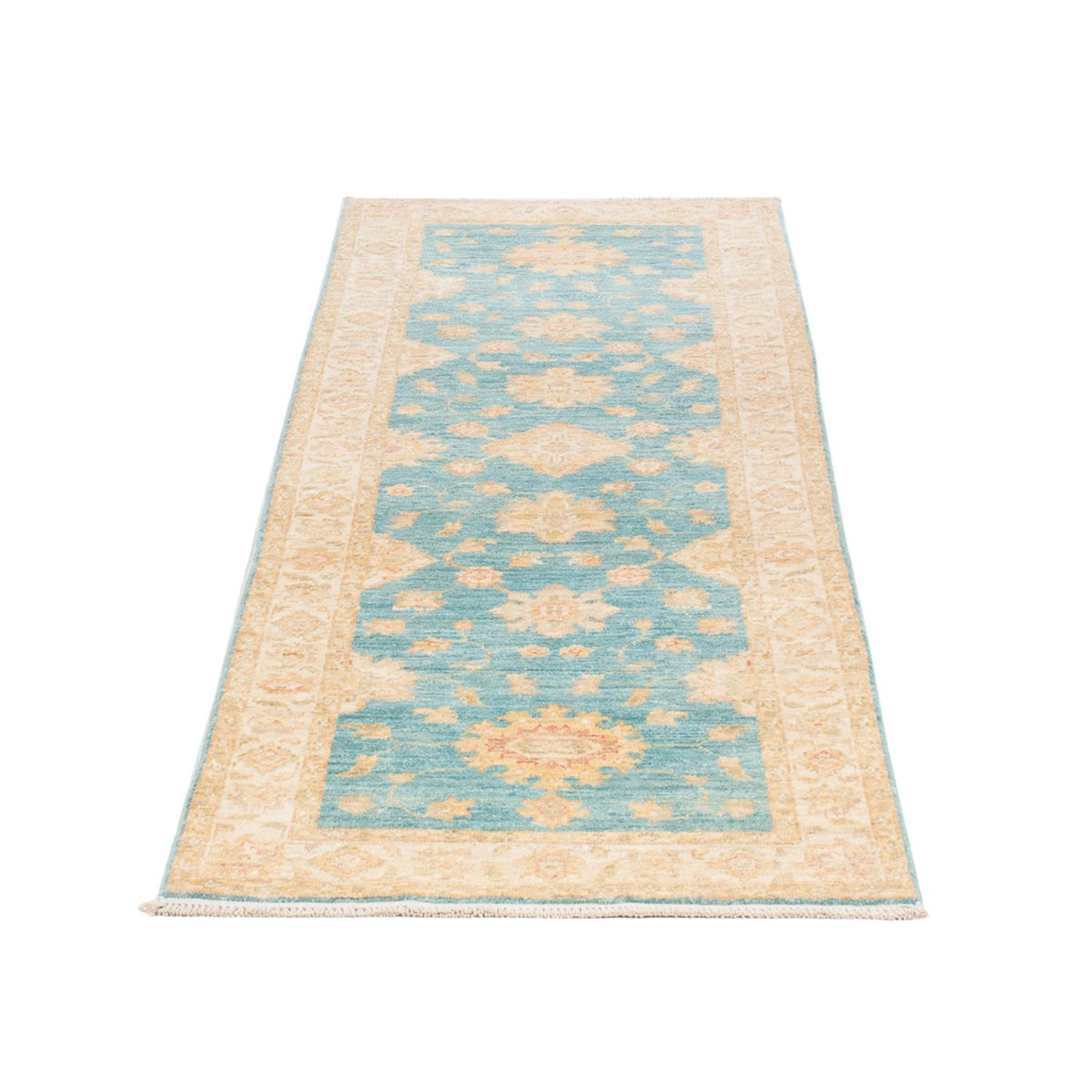 Tappeto corsia Tappeto Ziegler - 209 x 61 cm - turchese