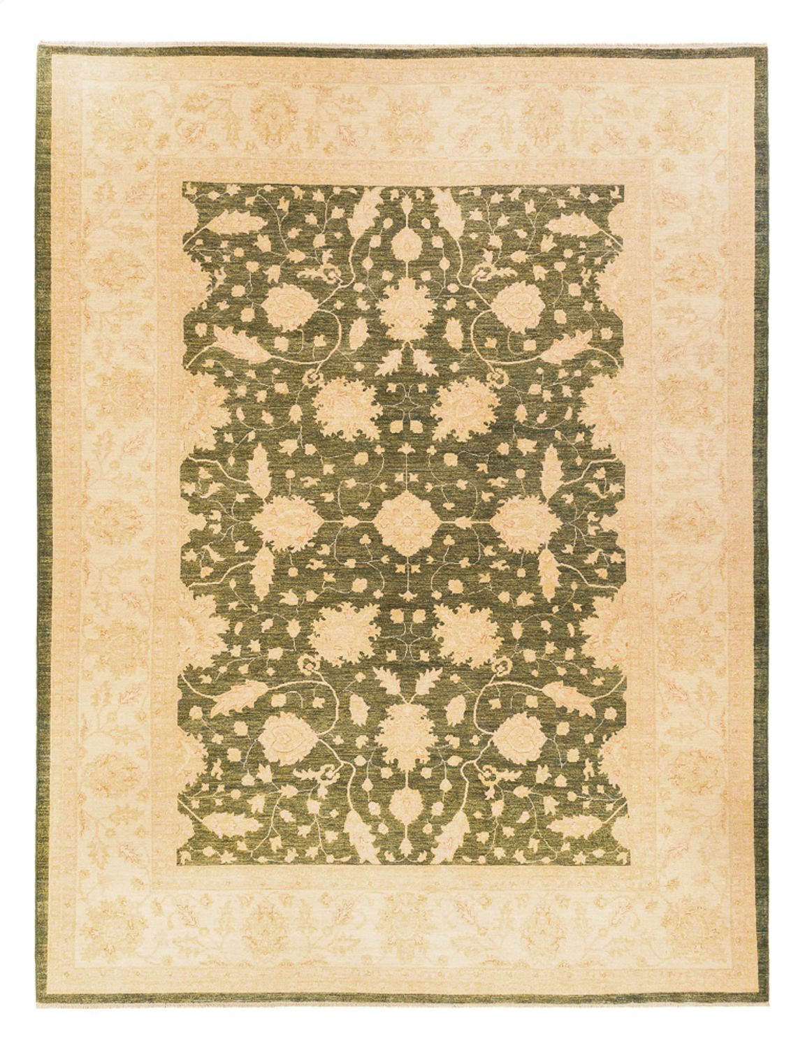 Tappeto Ziegler - 404 x 307 cm - verde oliva