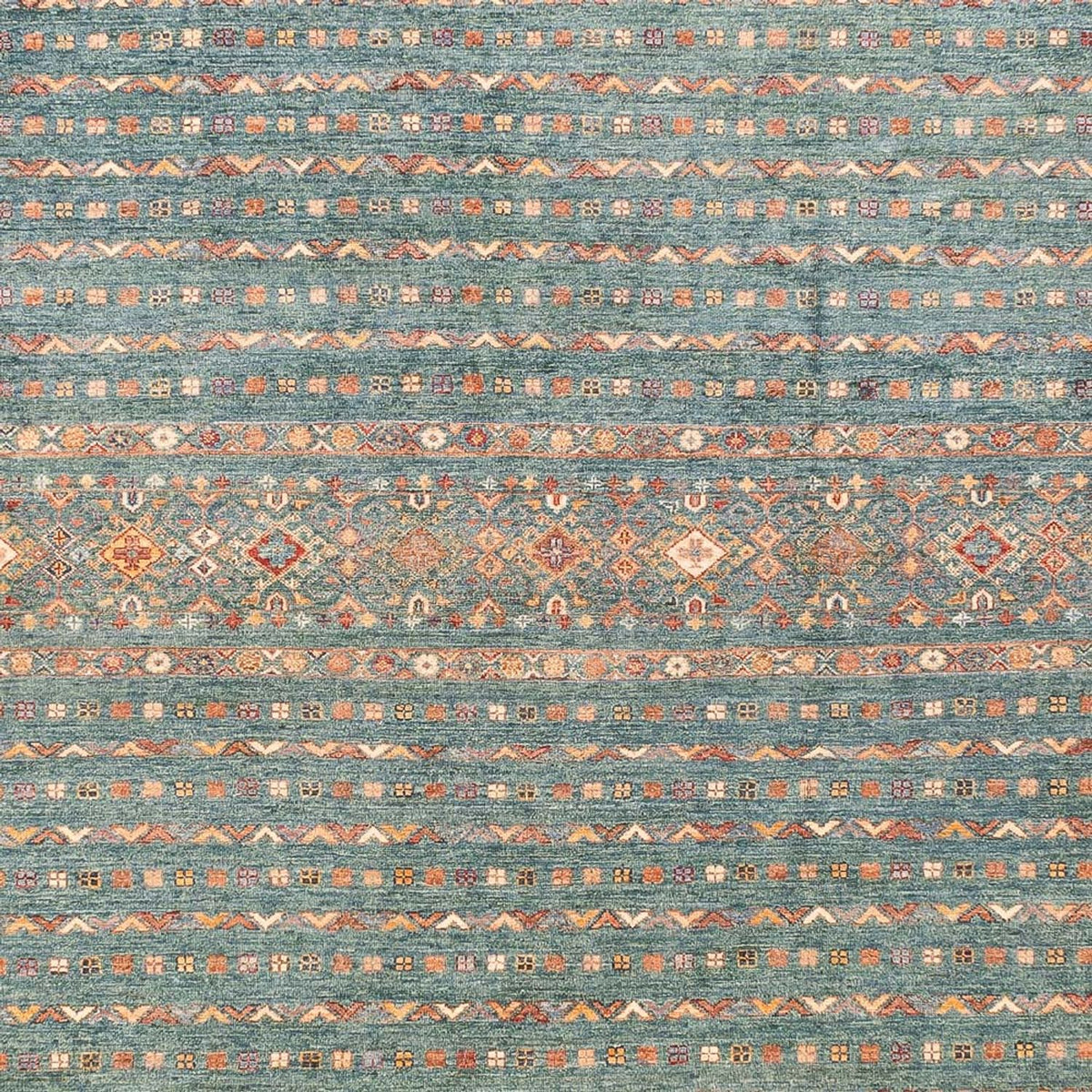 Tappeto Ziegler - Shal - 389 x 296 cm - blu petrolio
