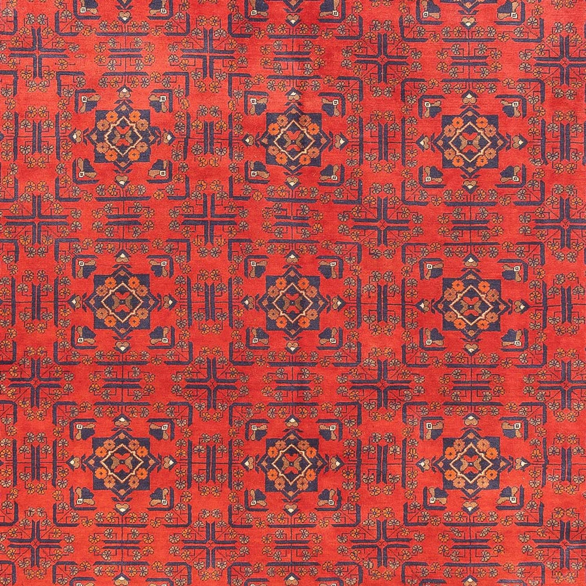 Tappeto afgano - Kunduz - 391 x 296 cm - rosso