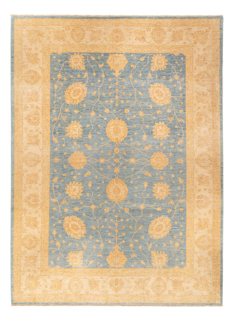 Tappeto Ziegler - 369 x 273 cm - blu mare