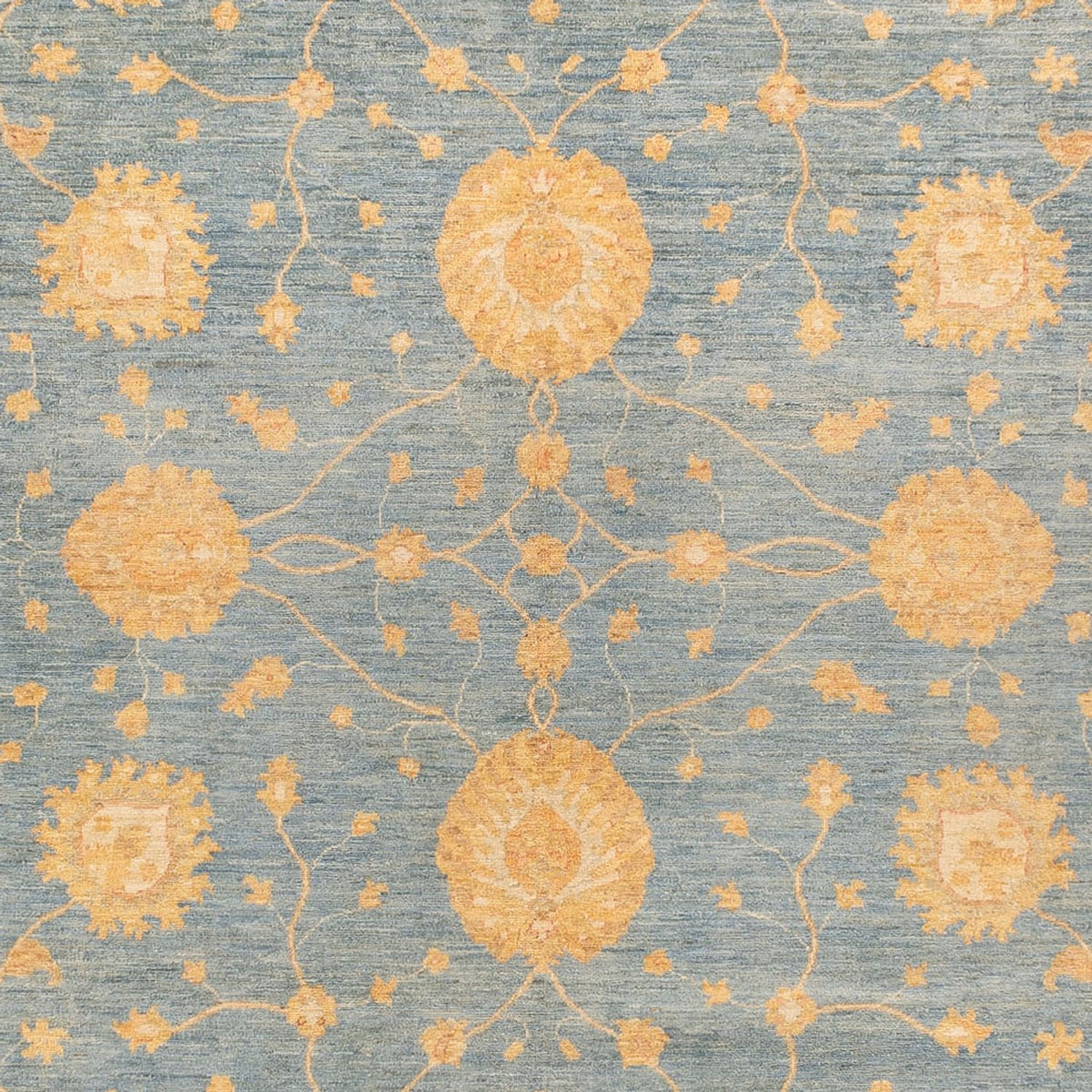 Tappeto Ziegler - 369 x 273 cm - blu mare