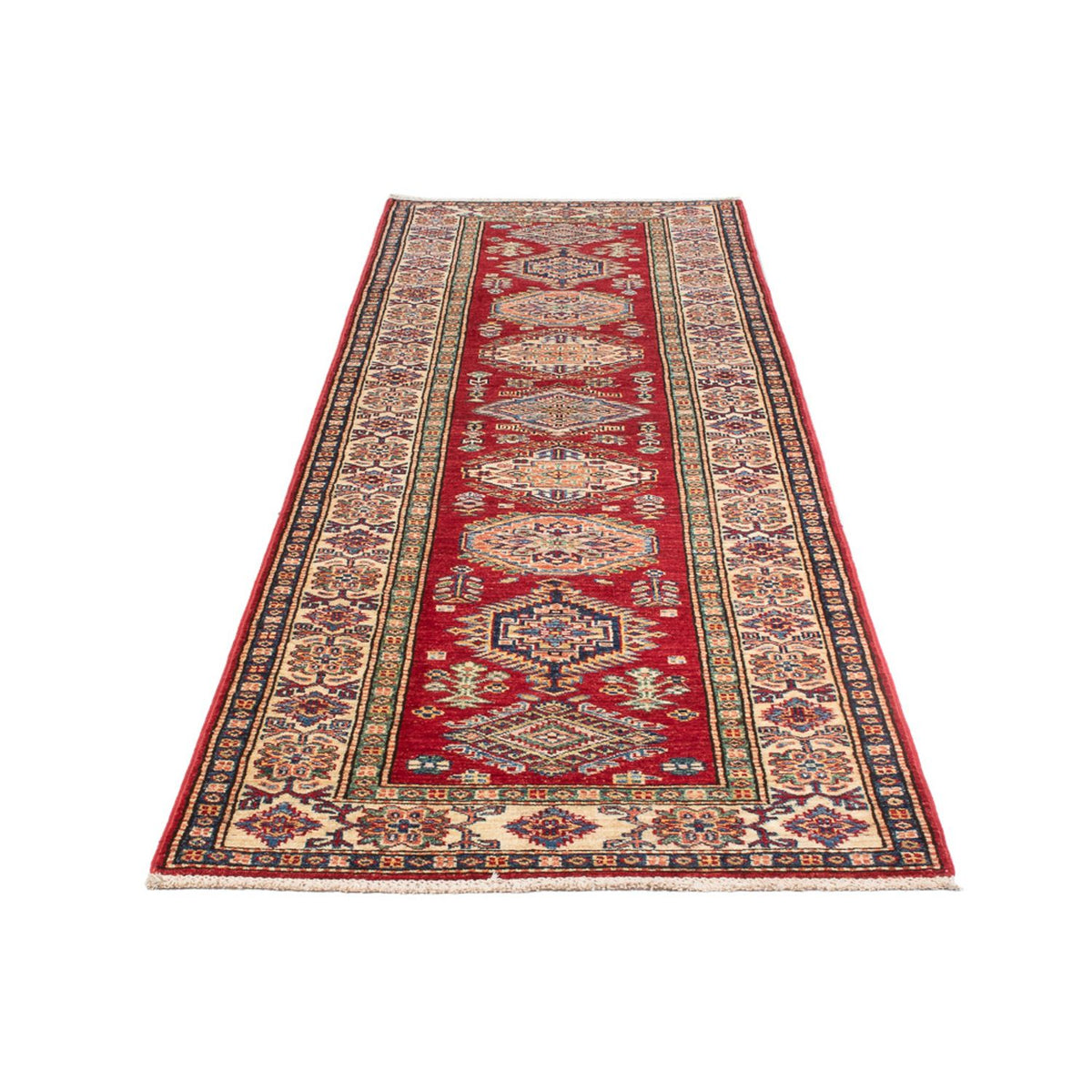 Tappeto corsia Tappeto Ziegler - Kazak - 298 x 82 cm - rosso