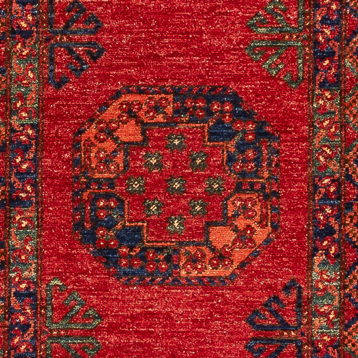 Tappeto corsia Tappeto afgano - 368 x 85 cm - rosso