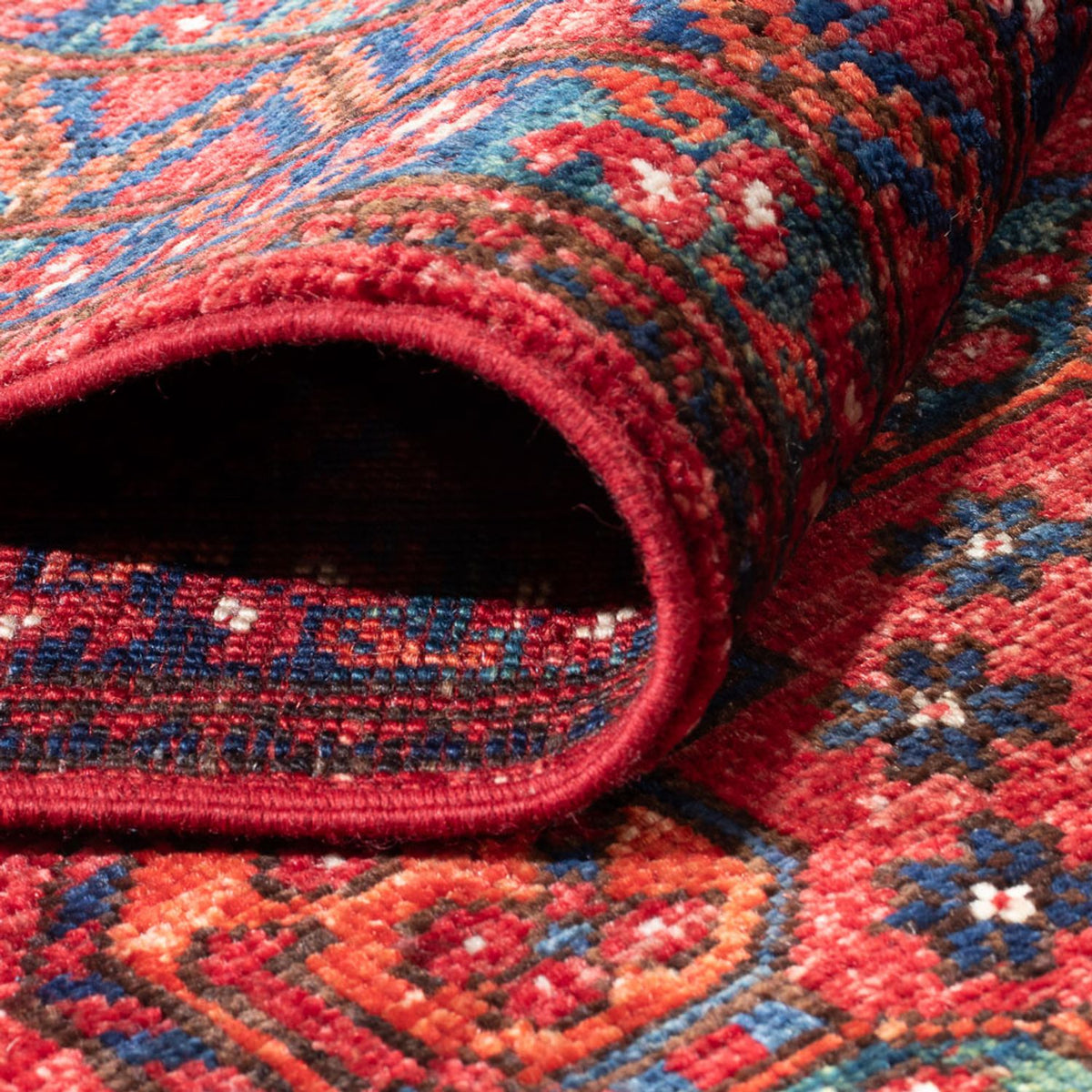 Tappeto corsia Tappeto afgano - 395 x 76 cm - rosso