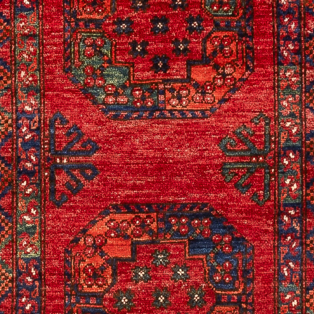 Tappeto corsia Tappeto afgano - 395 x 77 cm - rosso