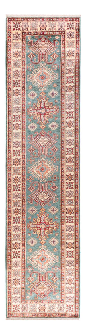 Tappeto corsia Tappeto Ziegler - Kazak - 326 x 80 cm - turchese