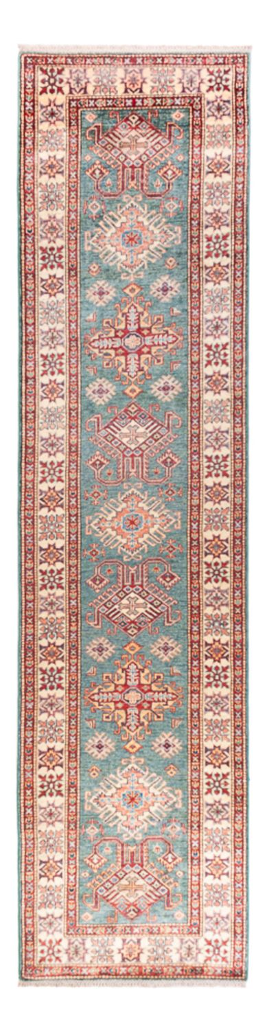 Tappeto corsia Tappeto Ziegler - Kazak - 326 x 80 cm - turchese