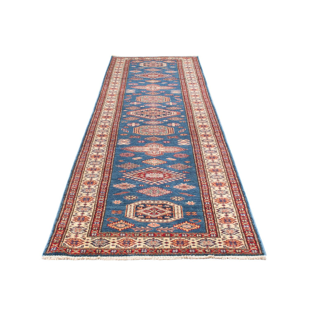 Tappeto corsia Tappeto Ziegler - Kazak - 404 x 87 cm - blu
