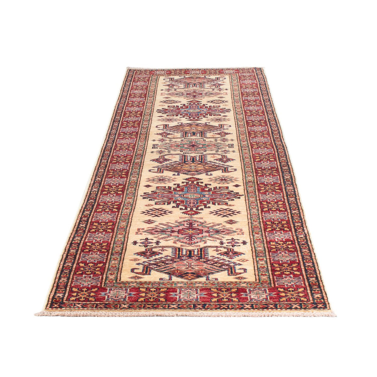 Tappeto corsia Tappeto Ziegler - Kazak - 296 x 80 cm - beige