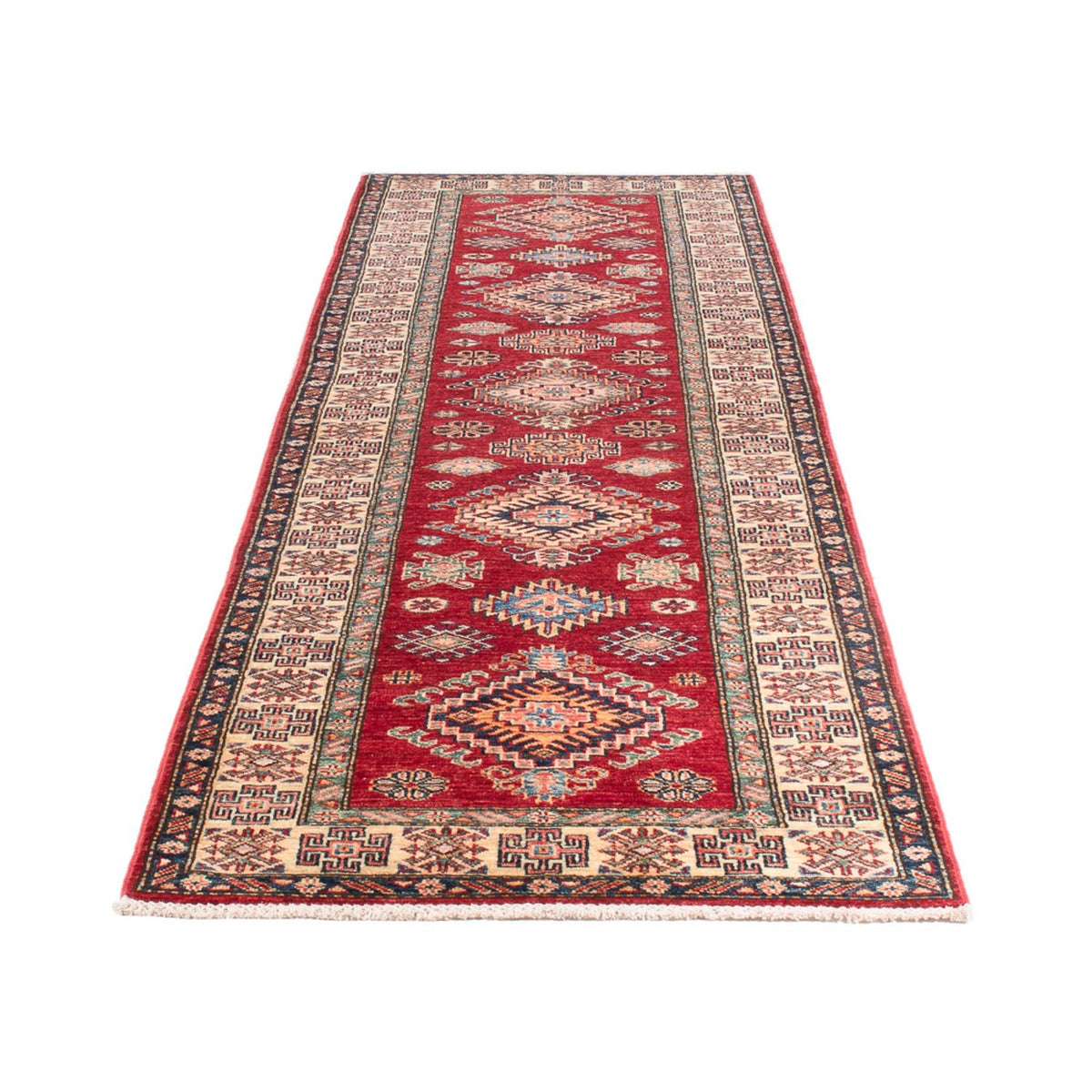 Tappeto corsia Tappeto Ziegler - Kazak - 302 x 80 cm - rosso