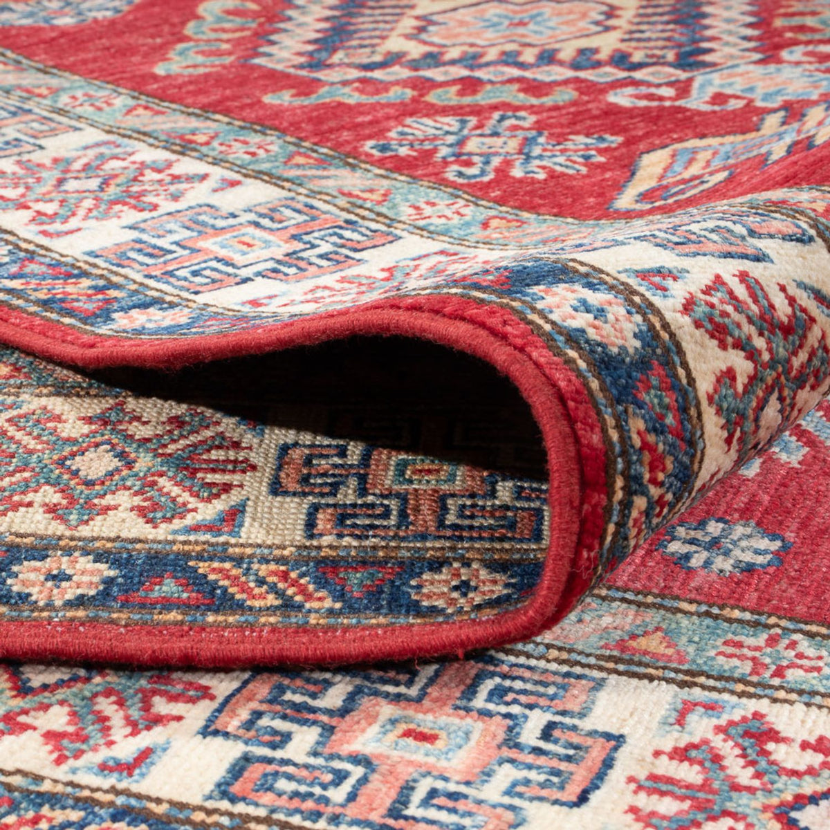 Tappeto corsia Tappeto Ziegler - Kazak - 305 x 80 cm - rosso