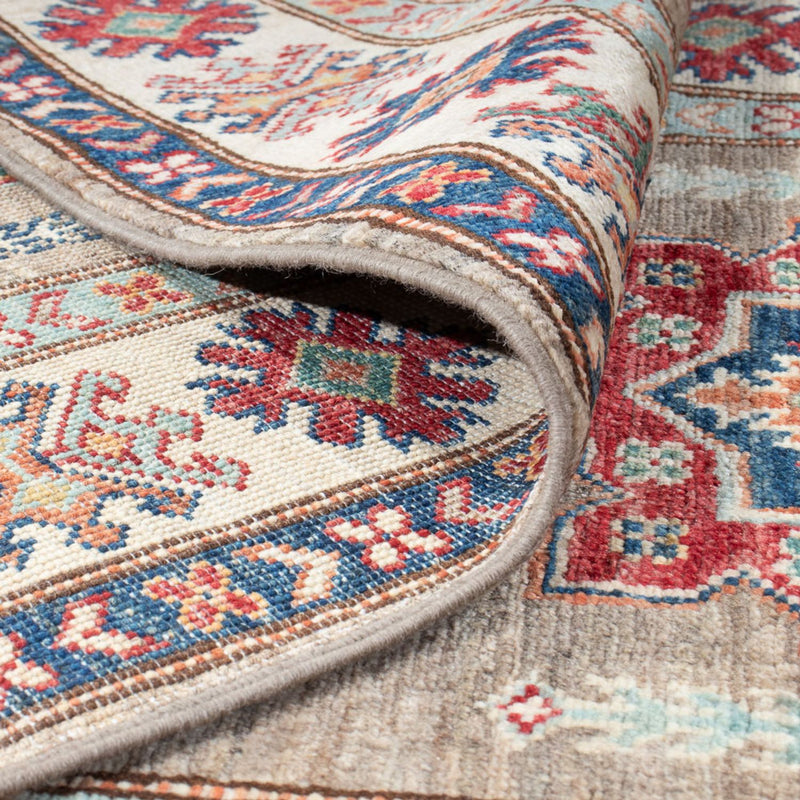 Tappeto corsia Tappeto Ziegler - Kazak - 305 x 83 cm - grigio chiaro