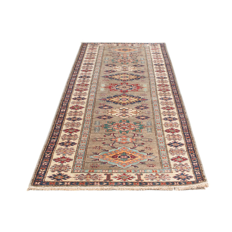 Tappeto corsia Tappeto Ziegler - Kazak - 305 x 83 cm - grigio chiaro