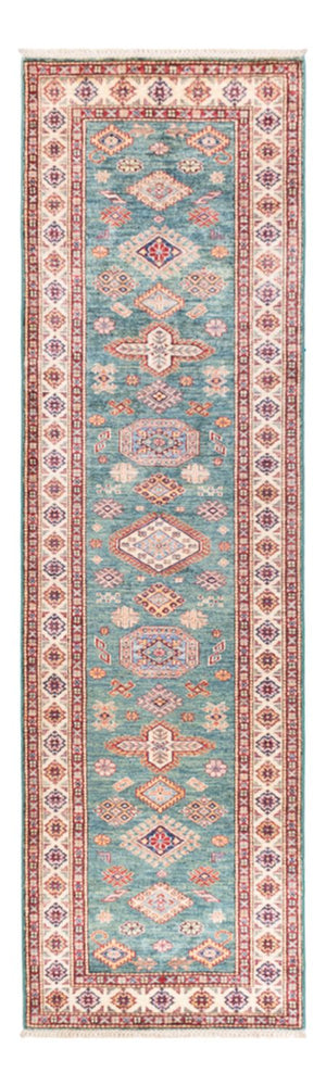 Tappeto corsia Tappeto Ziegler - Kazak - 302 x 83 cm - turchese