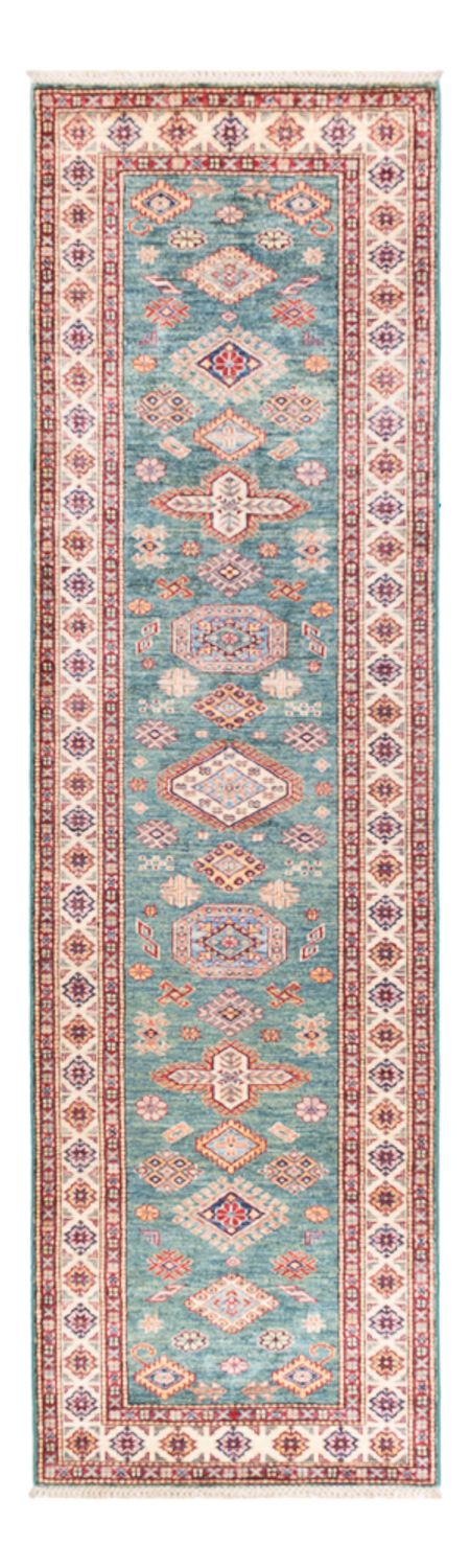 Tappeto corsia Tappeto Ziegler - Kazak - 302 x 83 cm - turchese