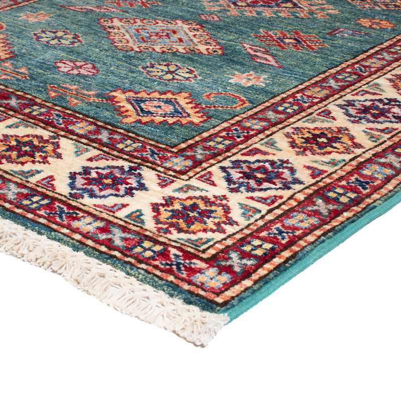 Tappeto corsia Tappeto Ziegler - Kazak - 302 x 83 cm - turchese