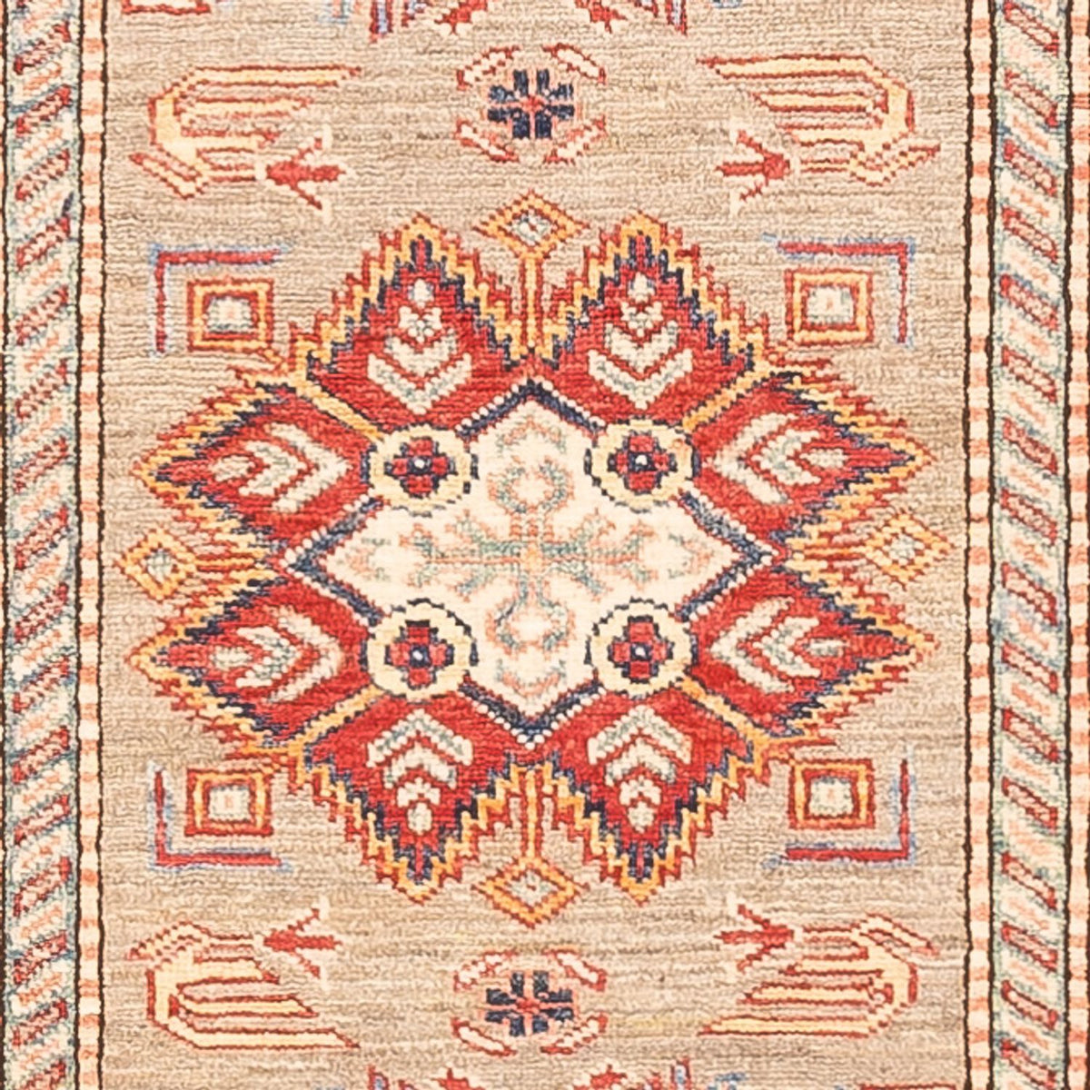 Tappeto corsia Tappeto Ziegler - Kazak - 293 x 81 cm - beige scuro